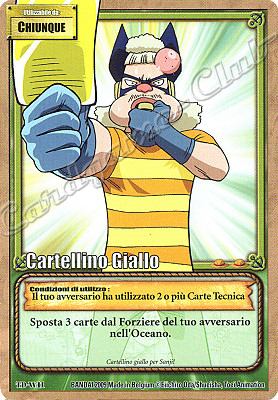 TD-W11 Cartellino Giallo comune -NEAR MINT-