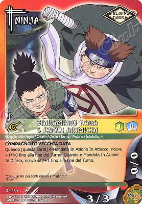 NI-234 Shikamaru Nara & Choji Akimachi non comune -NEAR MINT-