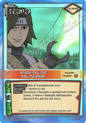 TE-215 Spada del dio del fulmine rara foil -NEAR MINT-