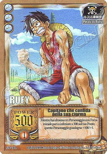 SH-C01 Capitano che Confida nella sua Ciurma rara foil -NEAR MINT-