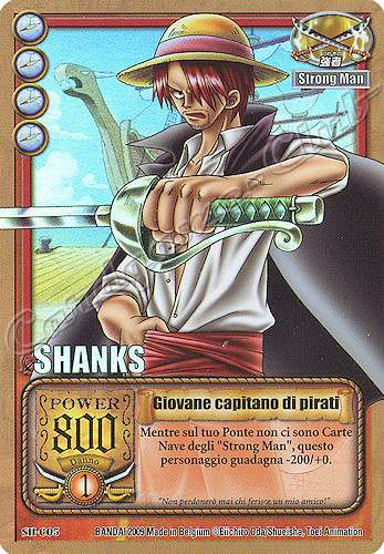 SH-C05 Giovane Capitano di Pirati rara foil -NEAR MINT-