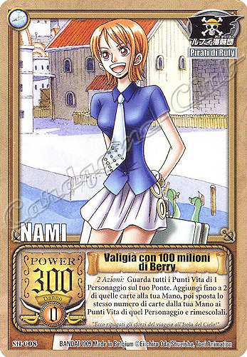 SH-C08 Valigia con 100 Milioni di Berry comune -NEAR MINT-