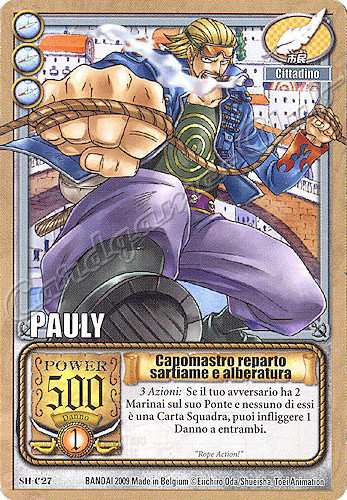 SH-C27 Capomastro Reparto Sartiame e Alberatura comune -NEAR MINT-