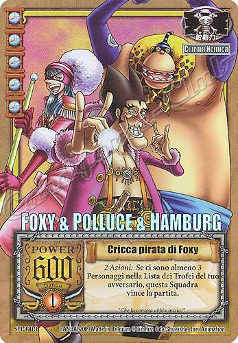 SH-C03 Cricca Pirata di Foxy rara foil -NEAR MINT-