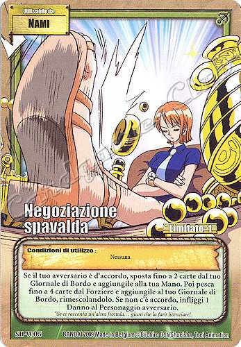 SH-W05 Negoziazione Spavalda comune -NEAR MINT-