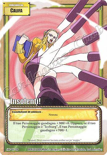 SH-W20 Insolenti! comune -NEAR MINT-