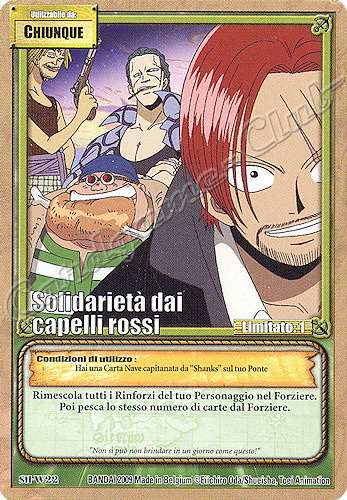 SH-W22 Solidarieta' dai Capelli Rossi comune -NEAR MINT-