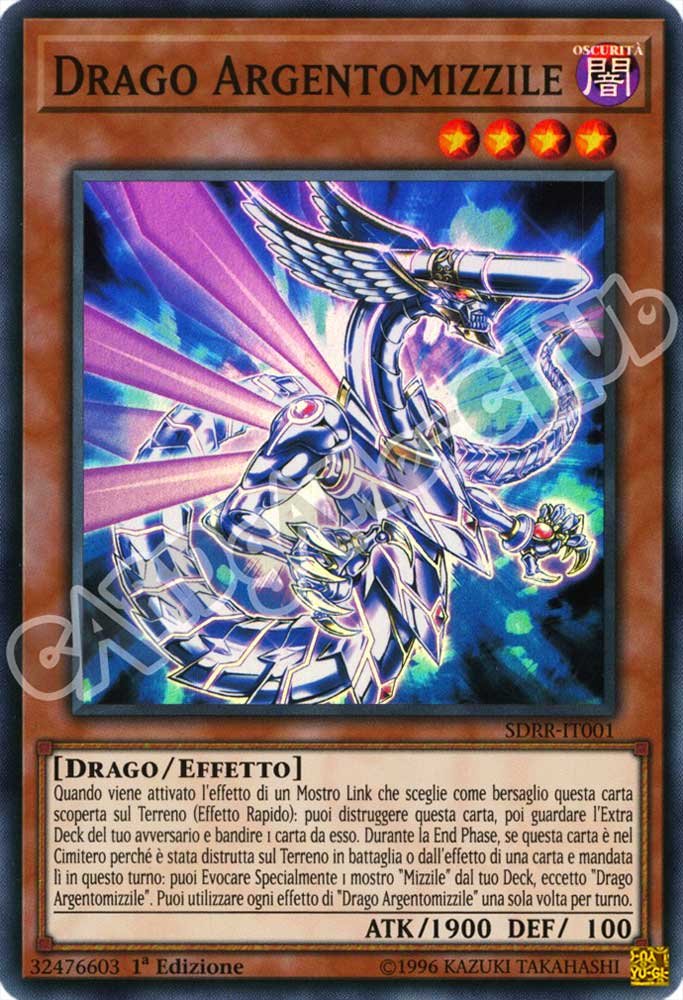 SDRR-IT001 Drago Argentomizzile super rara 1a Edizione (IT) -NEAR MINT-
