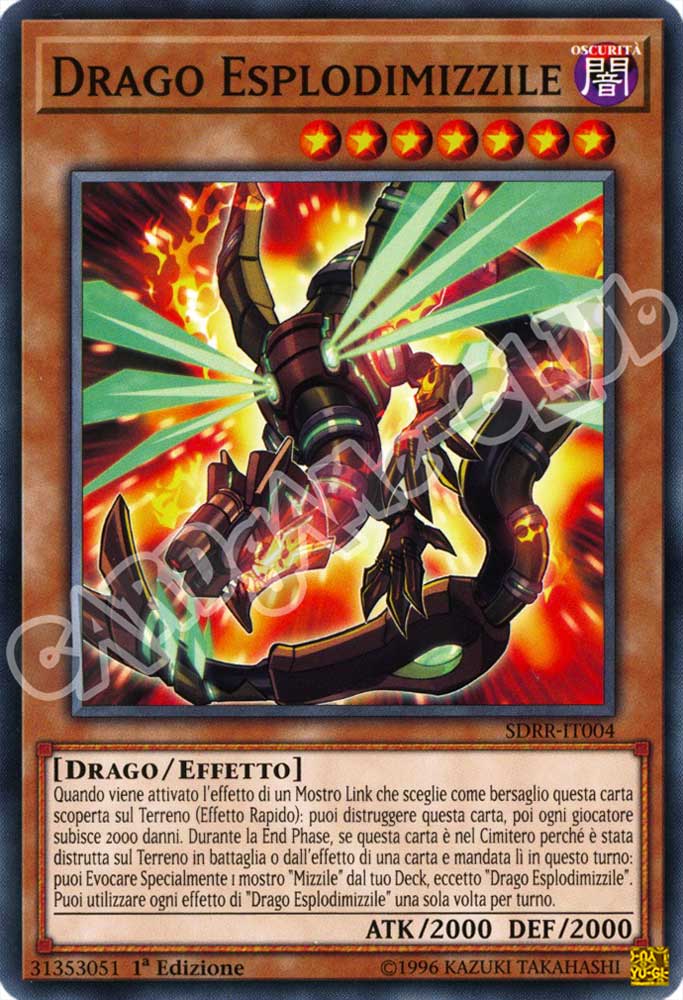 SDRR-IT004 Drago Esplodimizzile comune 1a Edizione (IT) -NEAR MINT-