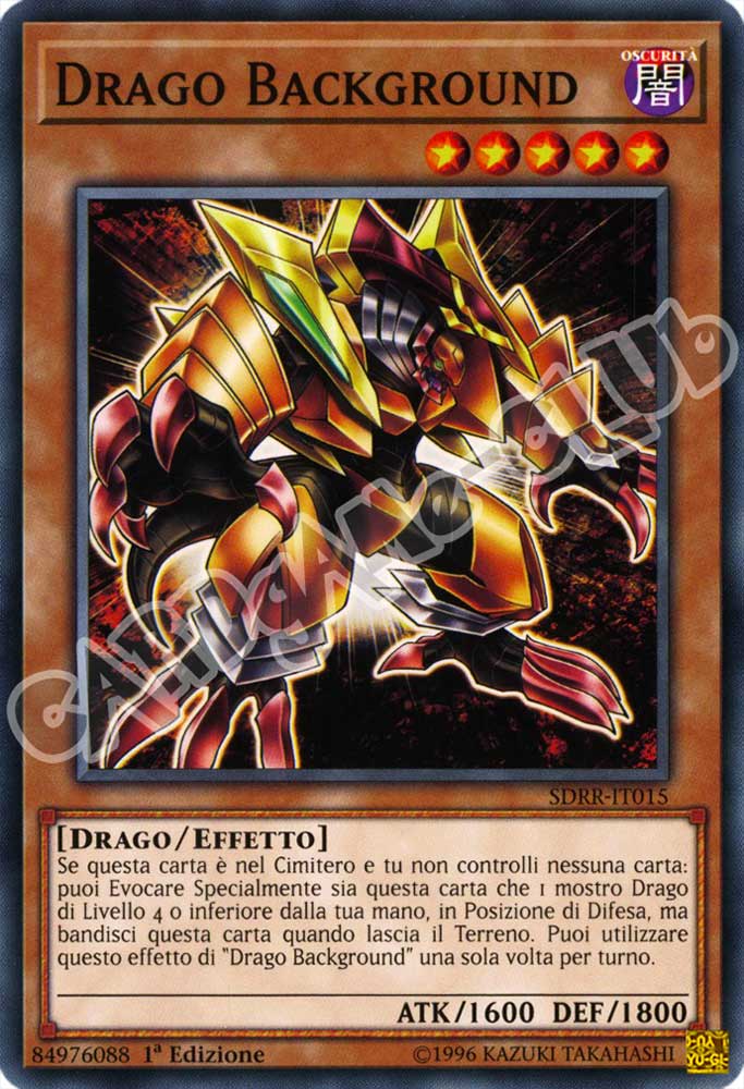 SDRR-IT015 Drago Background comune 1a Edizione (IT) -NEAR MINT-