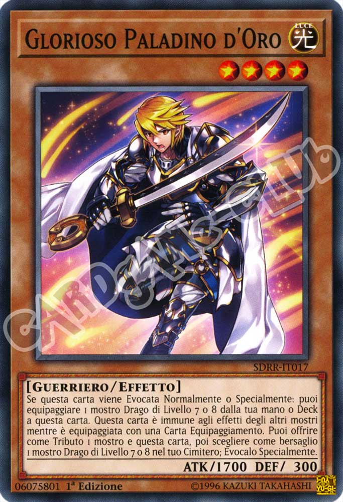 SDRR-IT017 Glorioso Paladino d'Oro comune 1a Edizione (IT) -NEAR MINT-