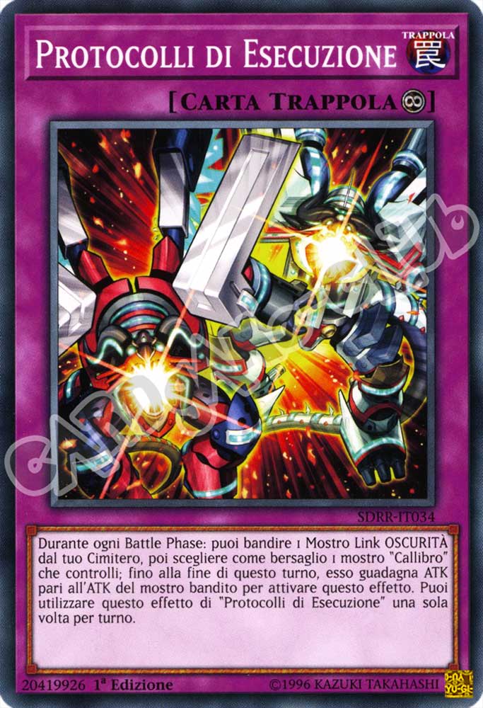 SDRR-IT034 Protocolli di Esecuzione comune 1a Edizione (IT) -NEAR MINT-