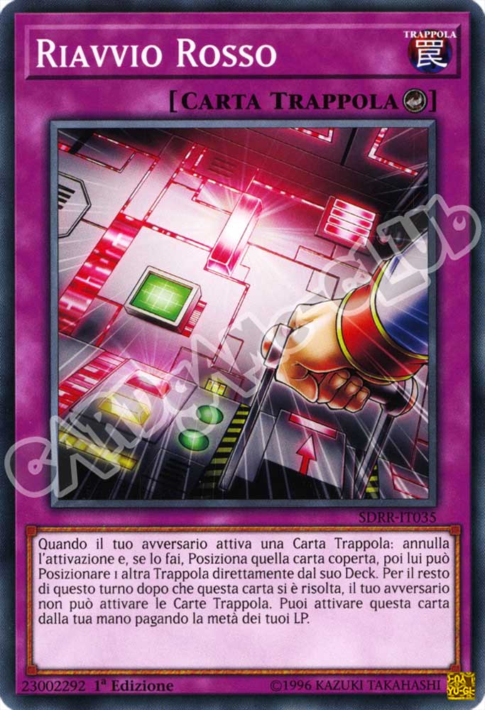 SDRR-IT035 Riavvio Rosso comune 1a Edizione (IT) -NEAR MINT-