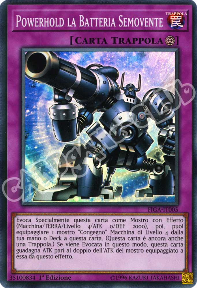 FIGA-IT005 Powerhold la Batteria Semovente super rara 1a Edizione (IT) -NEAR MINT-