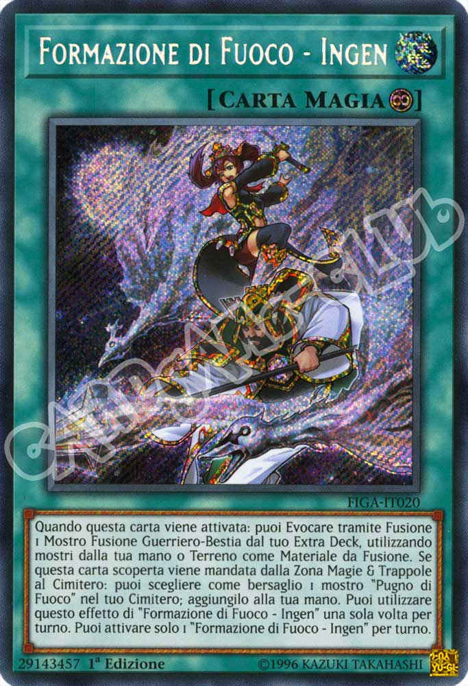 FIGA-IT020 Formazione di Fuoco - Ingen rara segreta 1a Edizione (IT) -NEAR MINT-