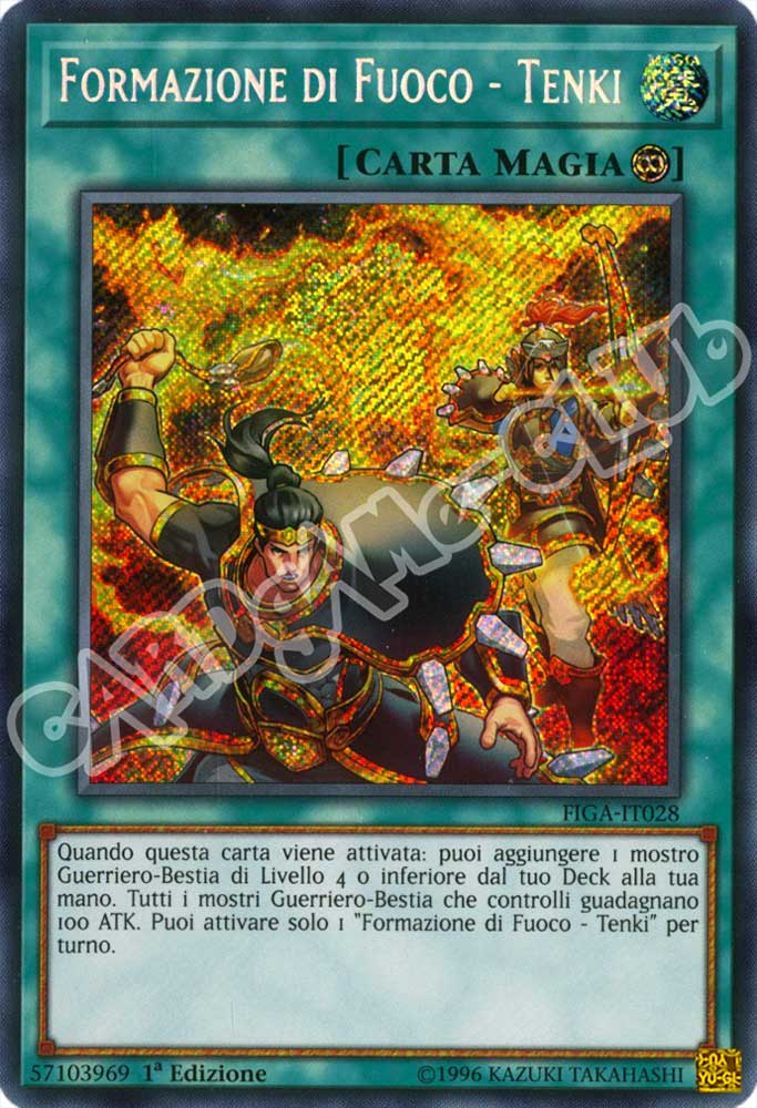 FIGA-IT028 Formazione di Fuoco - Tenki rara segreta 1a Edizione (IT) -NEAR MINT-