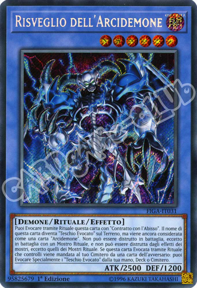 FIGA-IT031 Risveglio dell'Arcidemone rara segreta 1a Edizione (IT) -NEAR MINT-