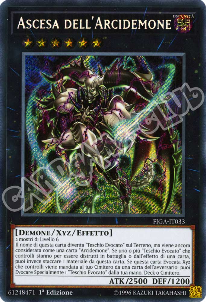 FIGA-IT033 Ascesa dell'Arcidemone rara segreta 1a Edizione (IT) -NEAR MINT-