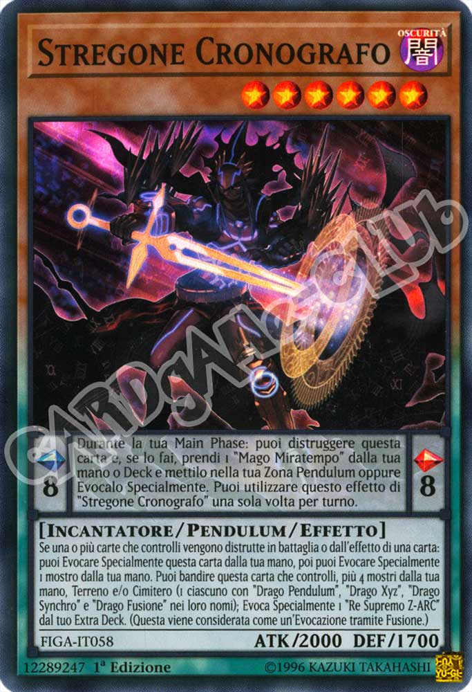FIGA-IT058 Stregone Cronografo super rara 1a Edizione (IT) -NEAR MINT-