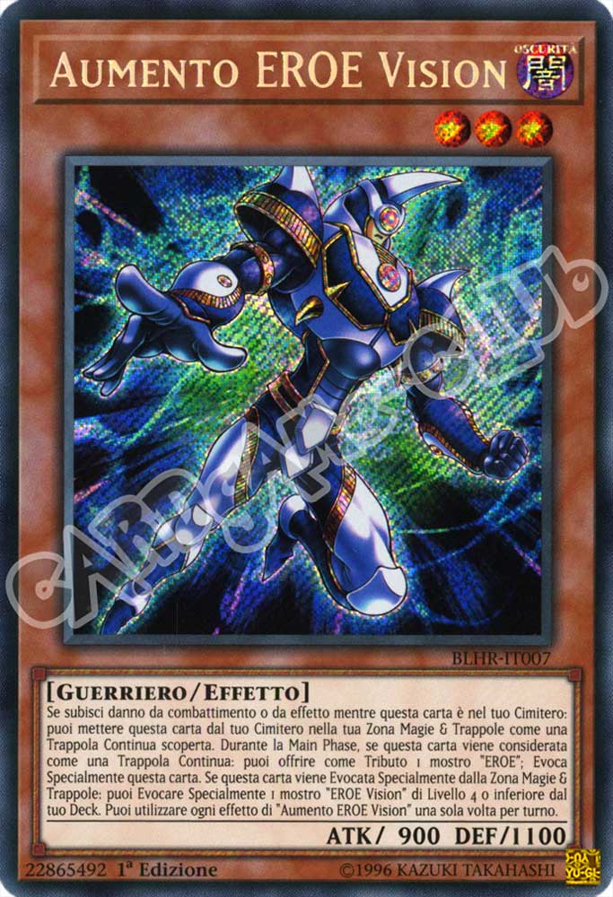 BLHR-IT007 Aumento EROE Vision rara segreta 1a Edizione (IT) -NEAR MINT-