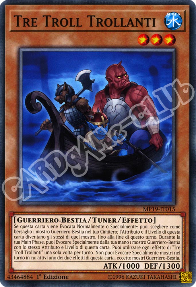MP19-IT015 Tre Troll Trollanti comune 1a Edizione (IT) -NEAR MINT-