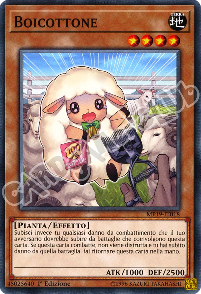 MP19-IT018 Boiccottone comune 1a Edizione (IT) -NEAR MINT-
