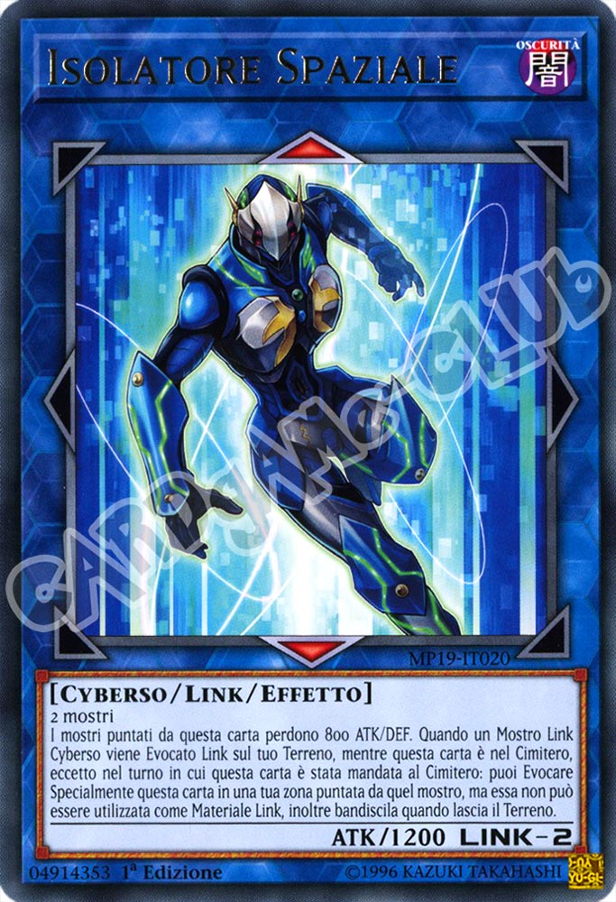 MP19-IT020 Isolatore Spaziale rara 1a Edizione (IT) -NEAR MINT-