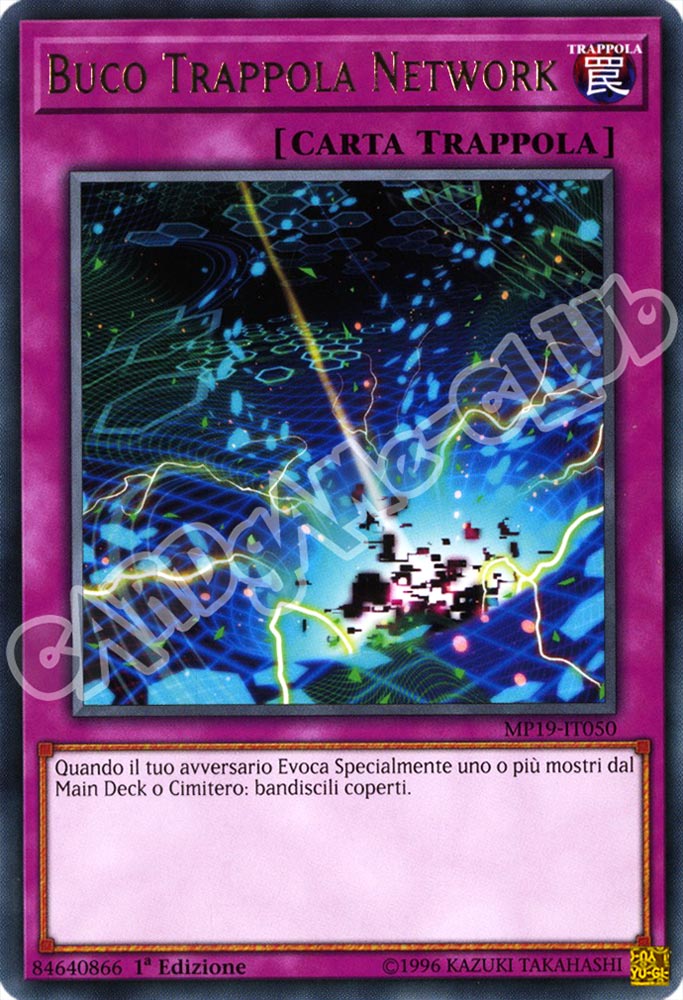 MP19-IT050 Buco Trappola Network rara 1a Edizione (IT) -NEAR MINT-