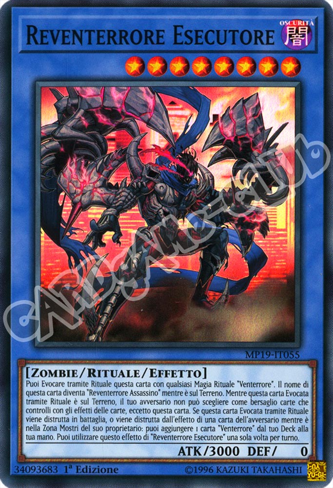 MP19-IT055 Reventerrore  Esecutore super rara 1a Edizione (IT) -NEAR MINT-