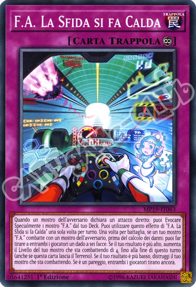 MP19-IT063 F.A. la Sfida si fa Calda comune 1a Edizione (IT) -NEAR MINT-