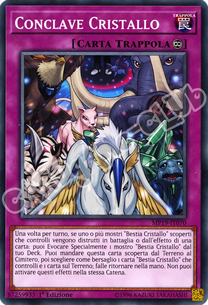 MP19-IT070 Conclave Cristallo comune 1a Edizione (IT) -NEAR MINT-