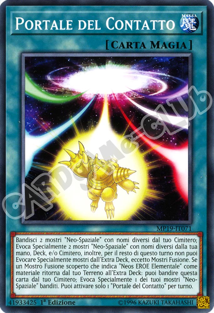 MP19-IT071 Portale del Contatto comune 1a Edizione (IT) -NEAR MINT-