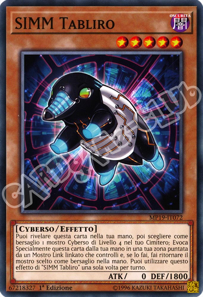 MP19-IT072 SIMM Tabliro comune 1a Edizione (IT) -NEAR MINT-