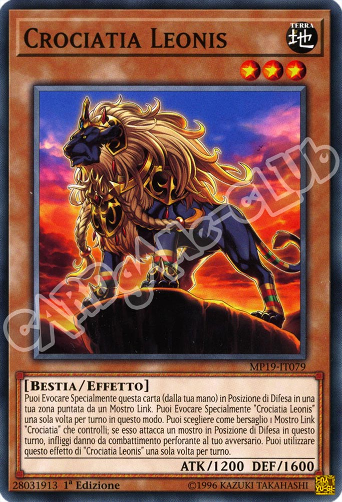 MP19-IT079 Crociata Leonis comune 1a Edizione (IT) -NEAR MINT-