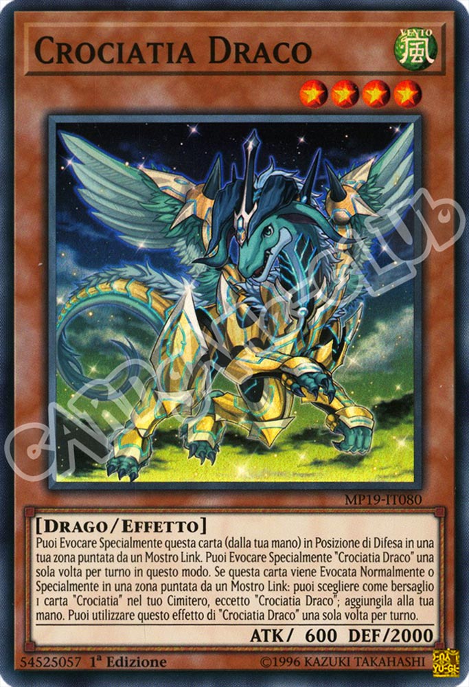 MP19-IT080 Crociata Draco super rara 1a Edizione (IT) -NEAR MINT-