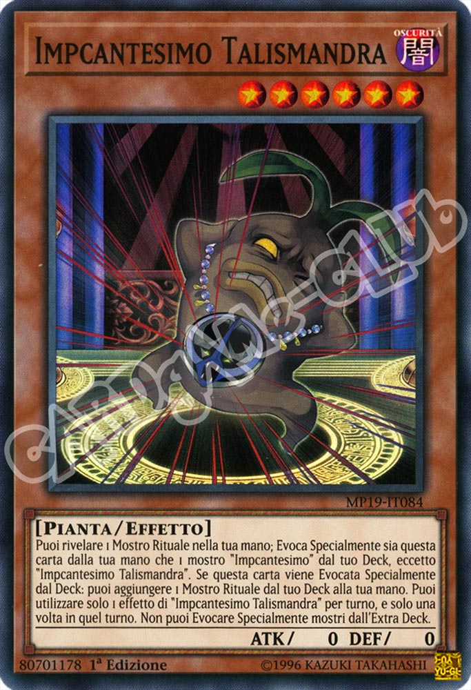 MP19-IT084 Impcantesimo Talismandra super rara 1a Edizione (IT) -NEAR MINT-