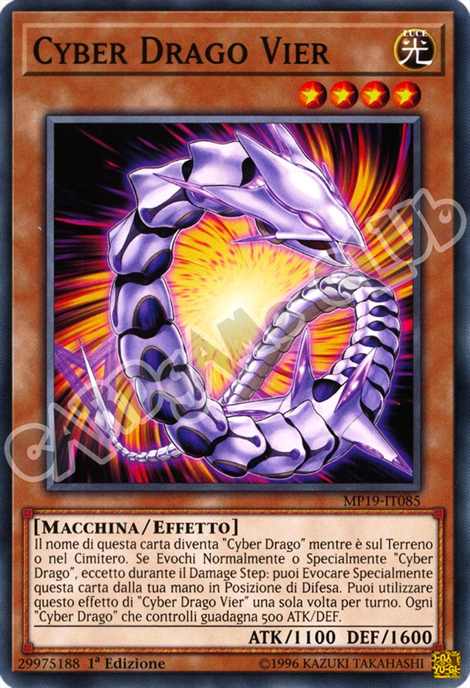 MP19-IT085 Cyber Drago Vier comune 1a Edizione (IT) -NEAR MINT-