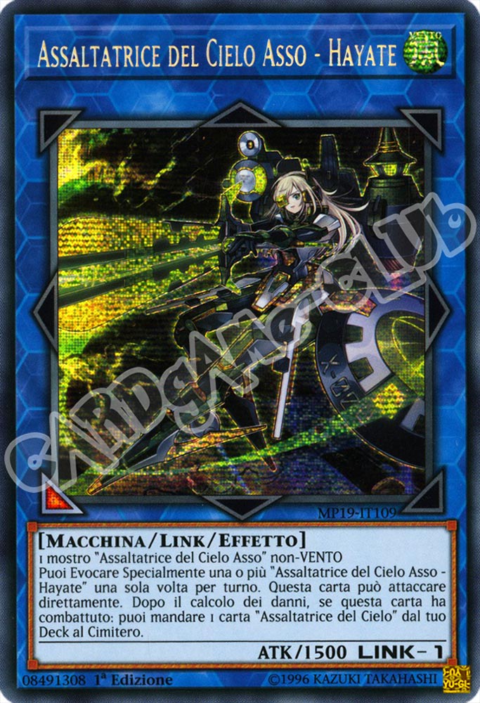 MP19-IT109 Assaltatrice del Cielo Asso - Hayate rara segreta 1a Edizione (IT) -NEAR MINT-