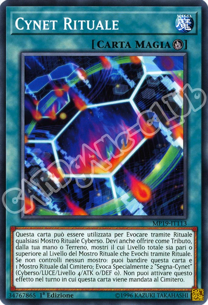 MP19-IT113 Cynet Rituale comune 1a Edizione (IT) -NEAR MINT-