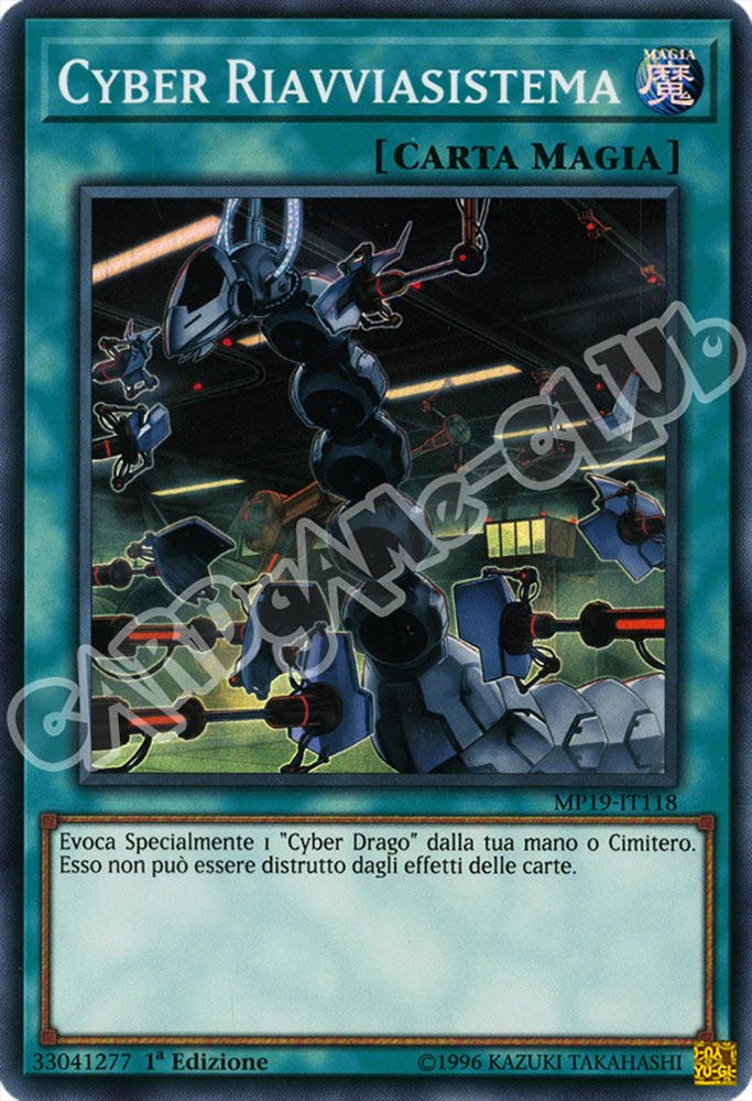 MP19-IT118 Cyber Riavviasistema super rara 1a Edizione (IT) -NEAR MINT-