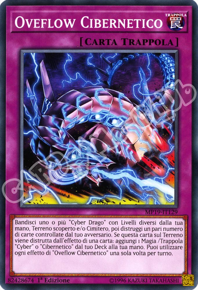 MP19-IT129 Oveflow Cibernetico comune 1a Edizione (IT) -NEAR MINT-