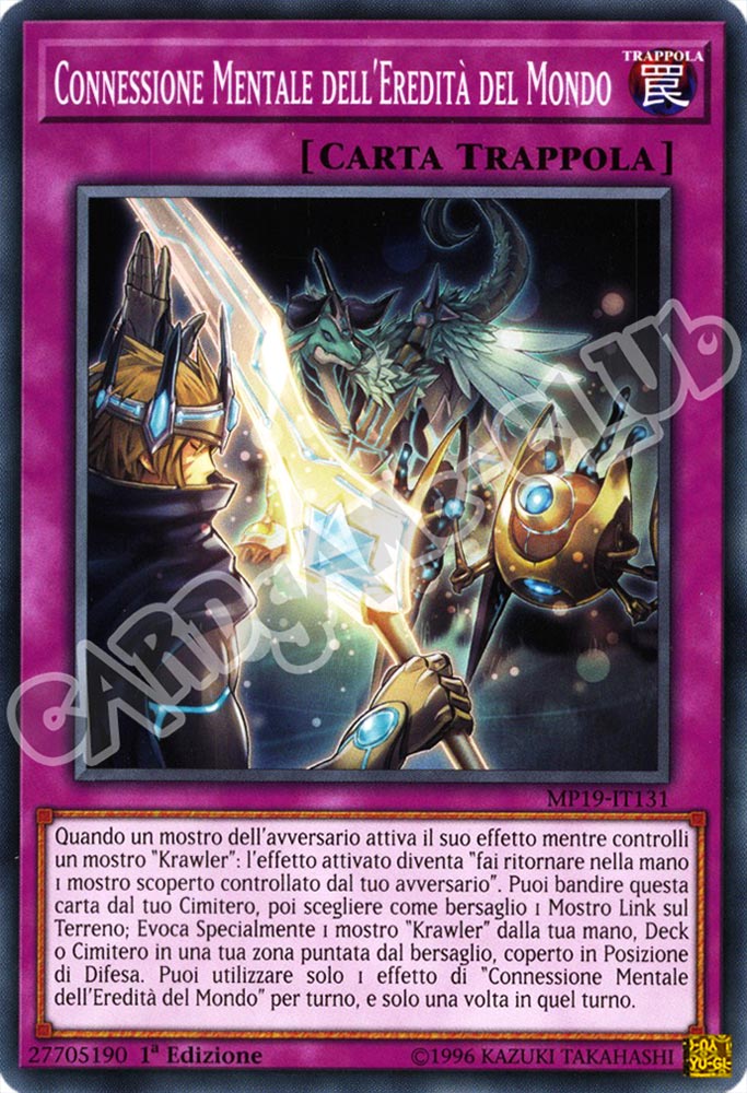 MP19-IT131 Connessione Mentale dell'Eredita' del Mondo comune 1a Edizione (IT) -NEAR MINT-