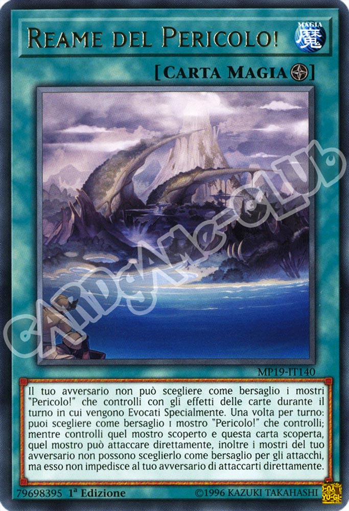 MP19-IT140 reame del Pericolo! rara 1a Edizione (IT) -NEAR MINT-