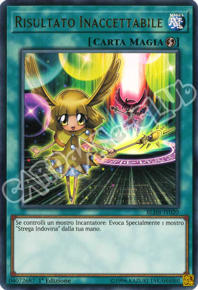 BLHR-IT020 Risultato Inaccettabile ultra rara 1a Edizione (IT) -NEAR MINT-