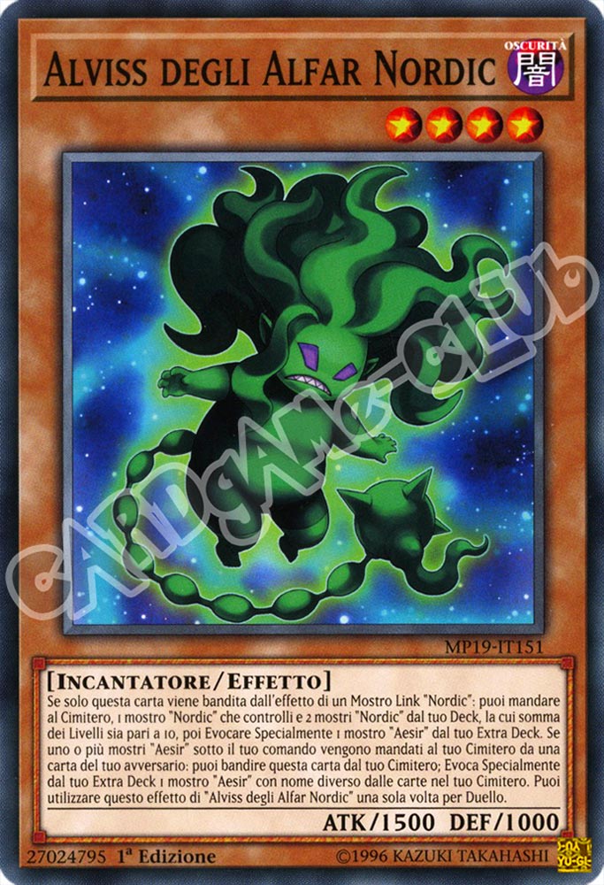 MP19-IT151 Alviss degli Alfar Nordic comune 1a Edizione (IT) -NEAR MINT-