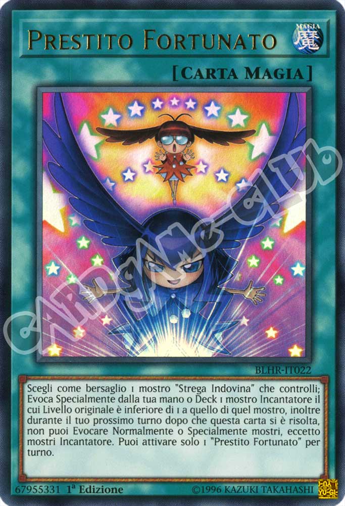 BLHR-IT022 Prestito Fortunato ultra rara 1a Edizione (IT) -NEAR MINT-