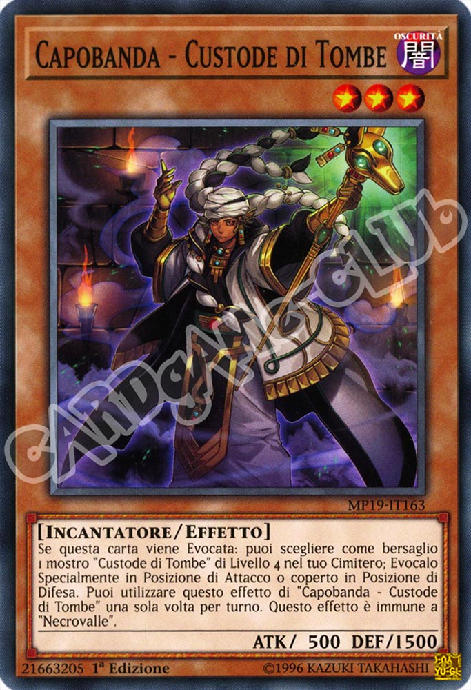 MP19-IT163 Capobanda - Custode di Tombe comune 1a Edizione (IT) -NEAR MINT-