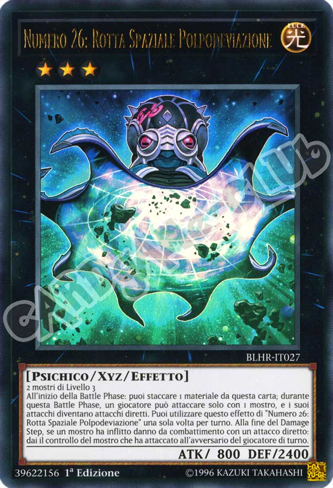 BLHR-IT027 Numero 26: Rotta Spaziale Polpodeviazione ultra rara 1a Edizione (IT) -NEAR MINT-