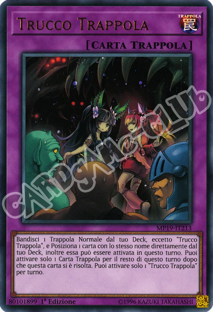MP19-IT213 Trucco Trappola ultra rara 1a Edizione (IT) -NEAR MINT-