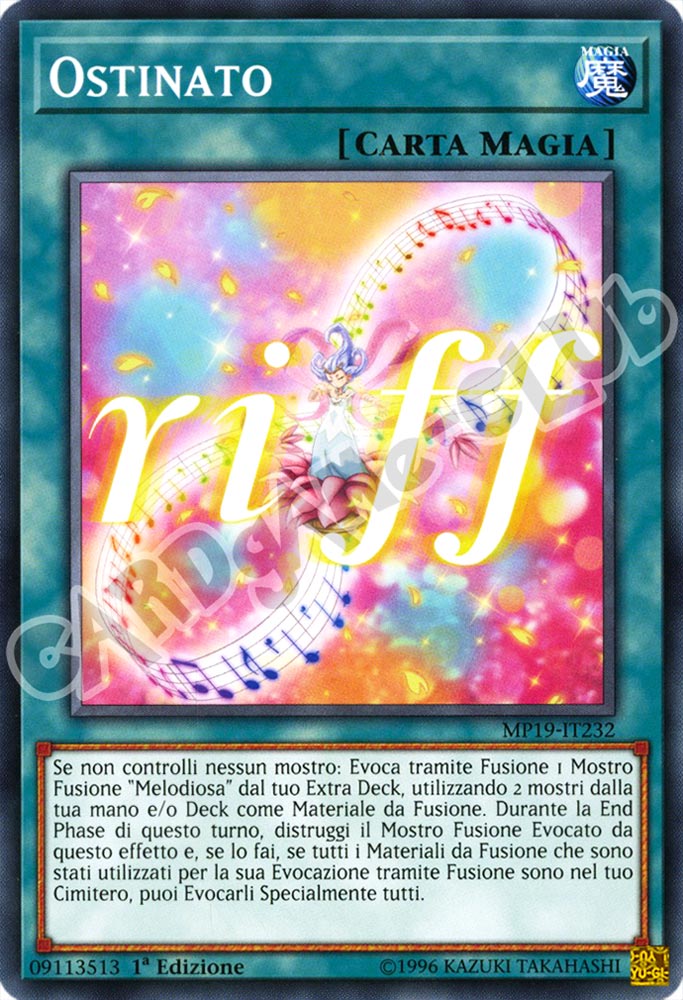 MP19-IT232 Ostinato comune 1a Edizione (IT) -NEAR MINT-